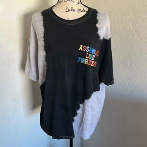 Linda Finegold As***les Live Forever Black Graphic Shirt